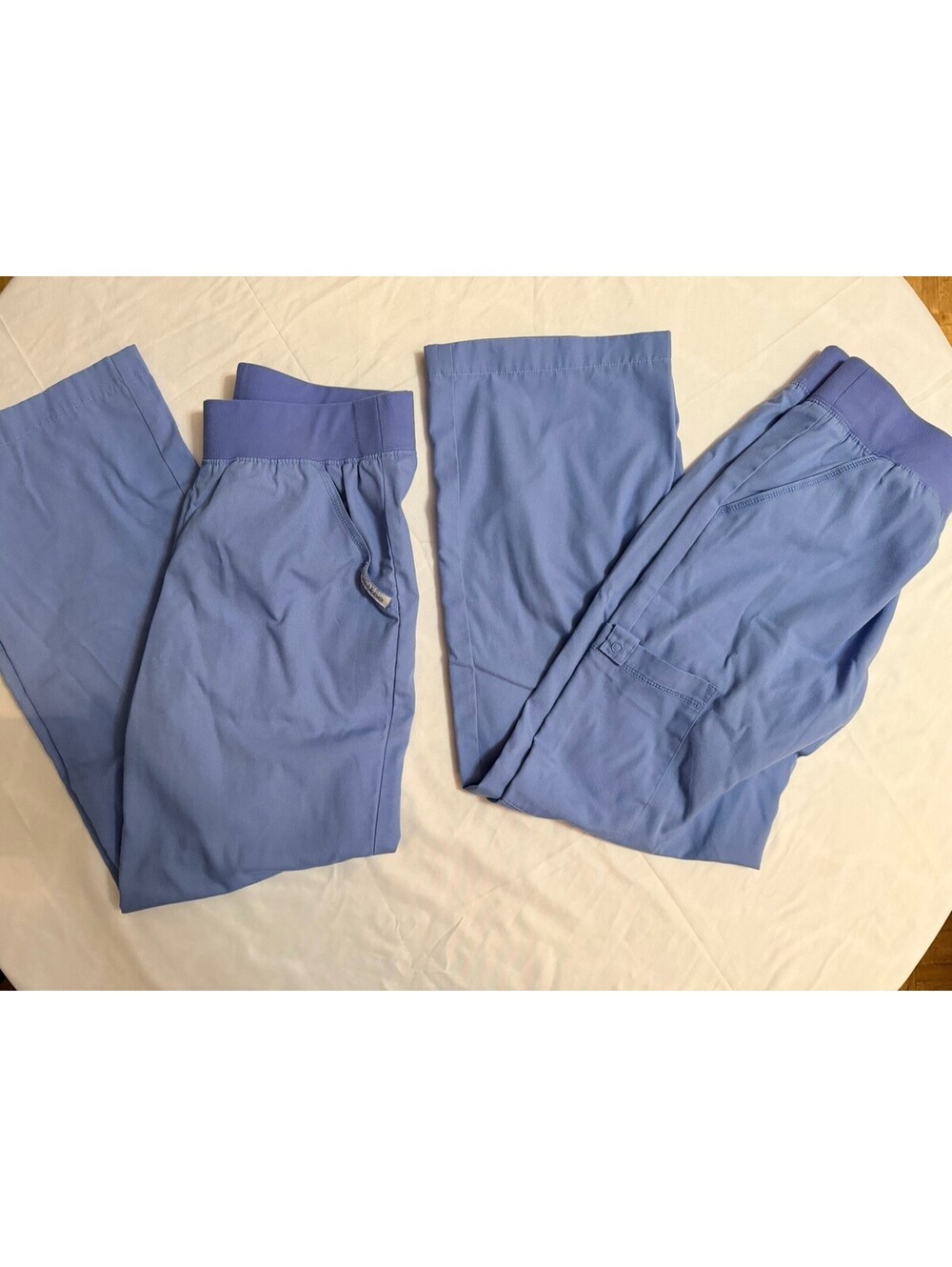Cherokee Scrub Pants Woman  Light Blue Cargo XXS - 2 Pairs